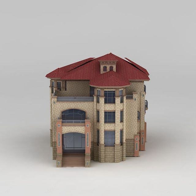 多层时尚别墅3D模型