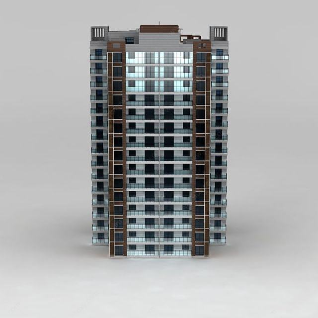 高层商业大楼3D模型