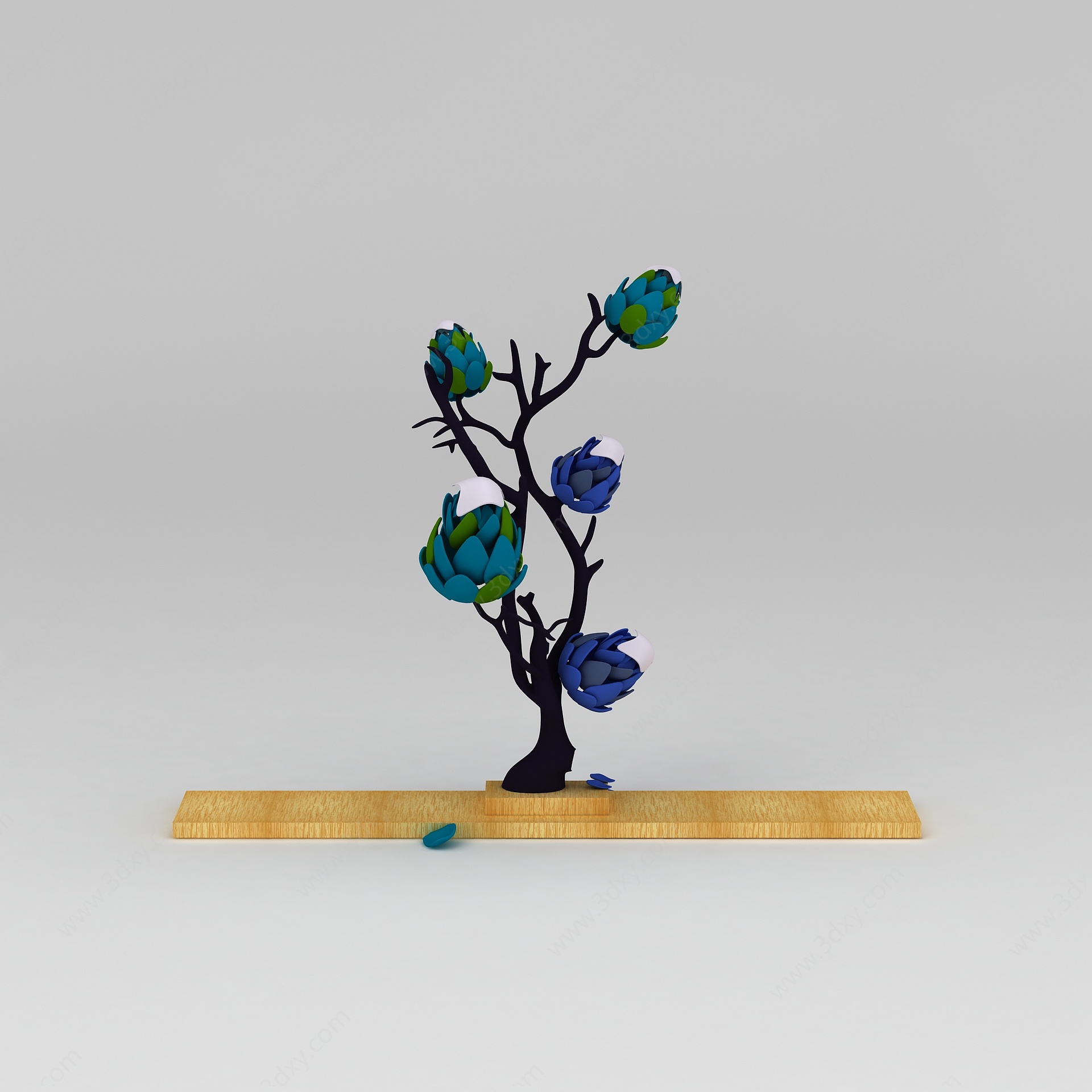 美陈精灵树3D模型