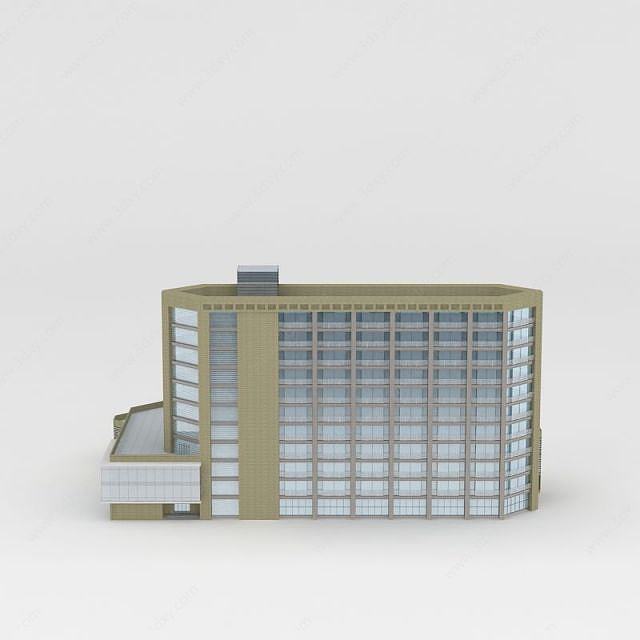办公楼楼宇3D模型