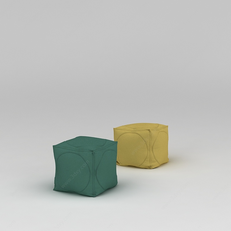 榻榻米沙发凳3D模型