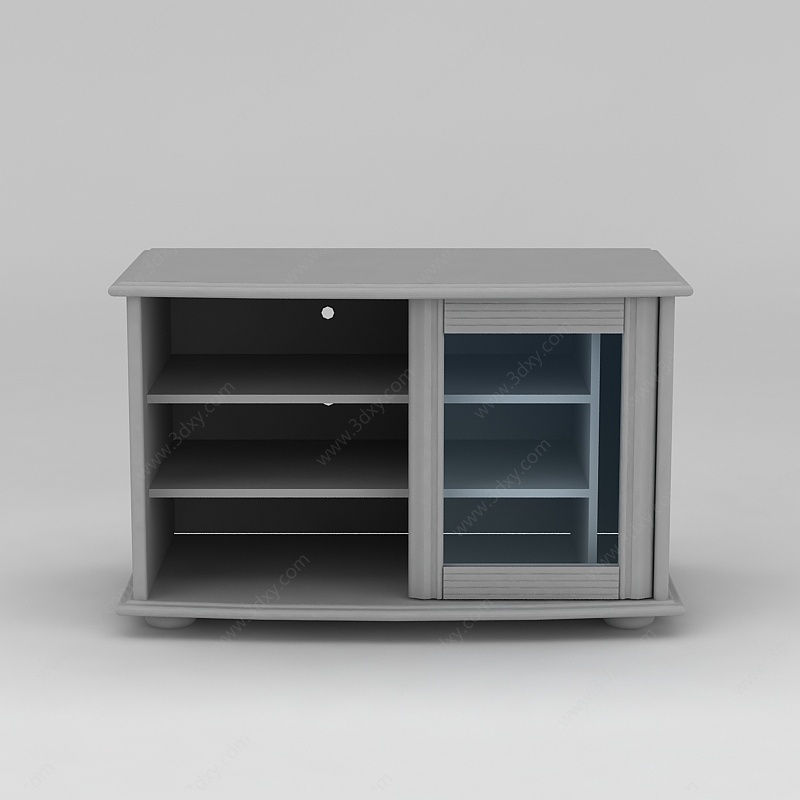 电视柜储物柜3D模型