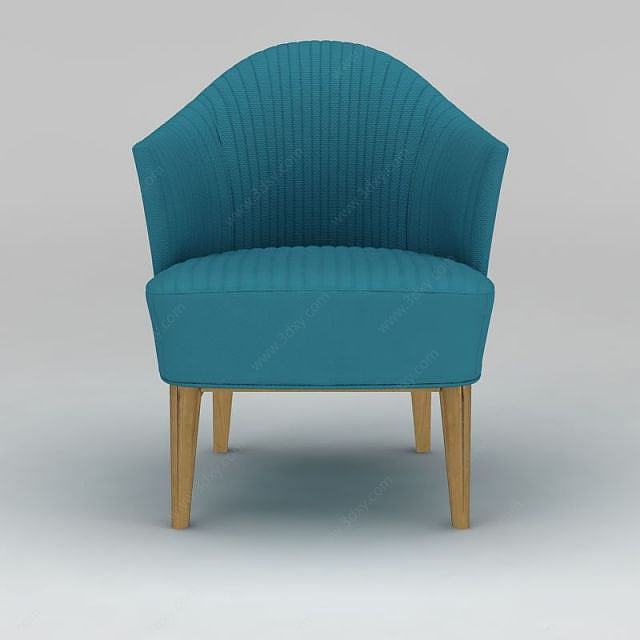 现代布艺椅子3D模型