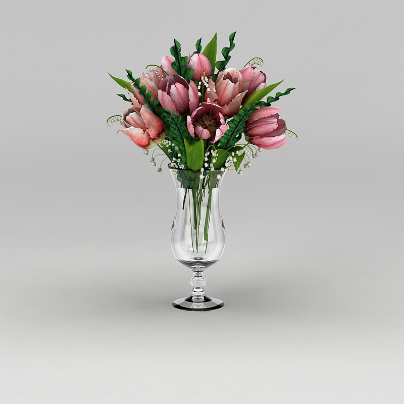 鲜花插花装饰品3D模型