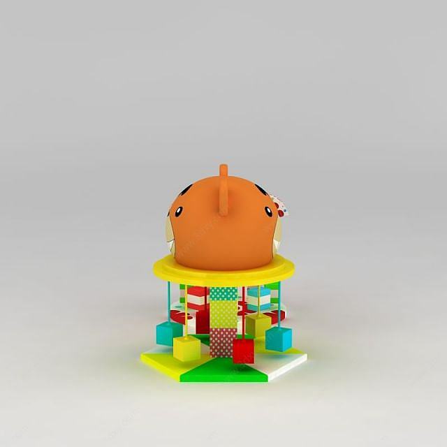 儿童淘气堡充气城堡3D模型