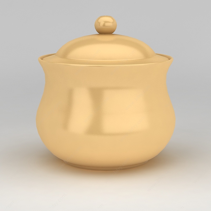 精品陶罐坛子3D模型