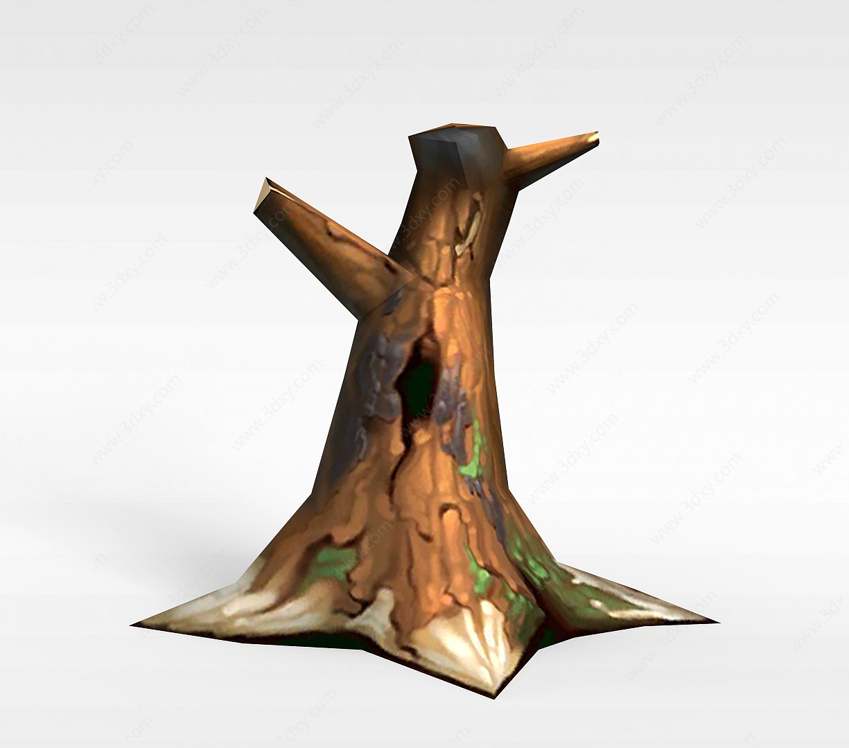 手游场景树干3D模型