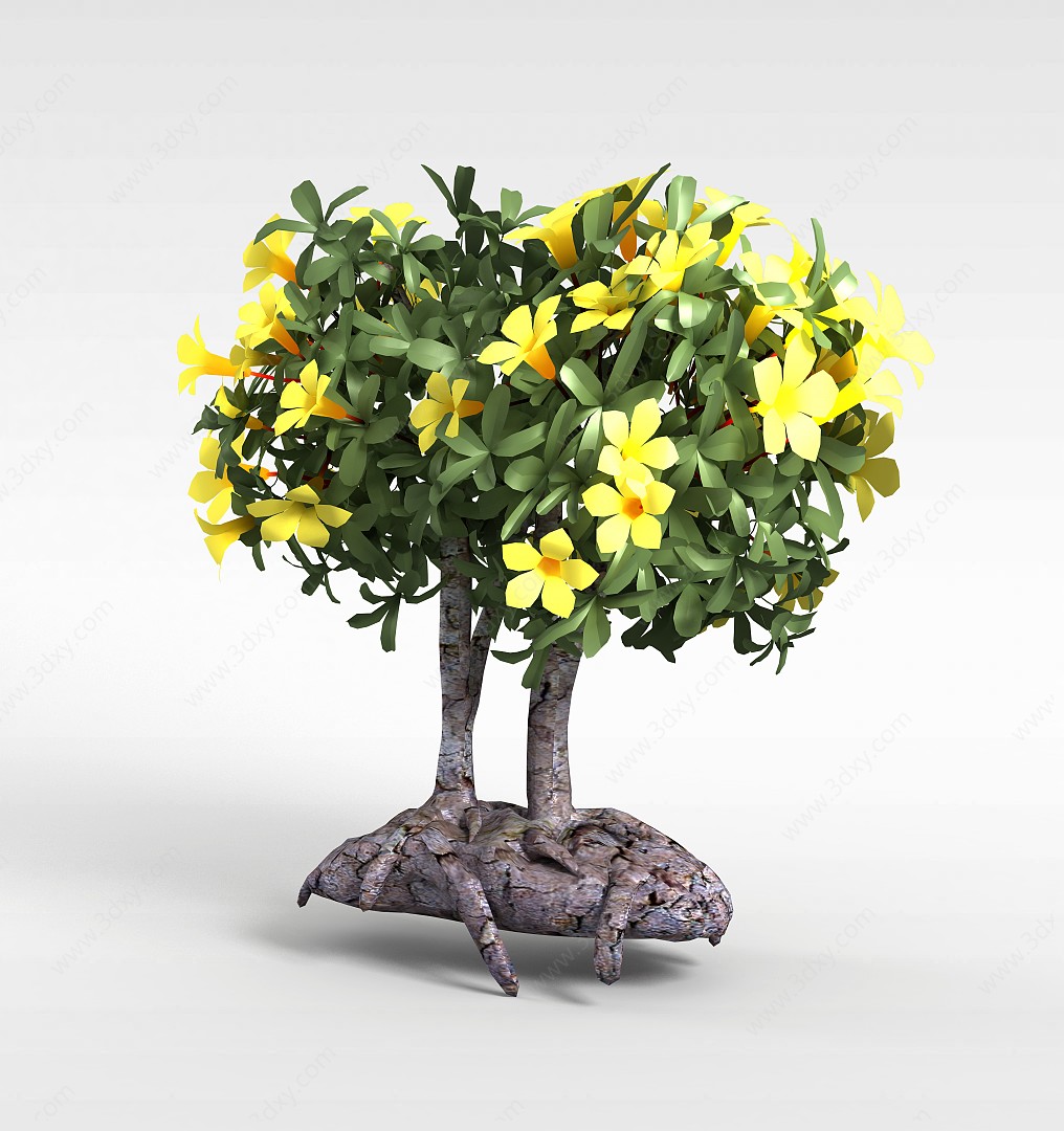 植物景观花树3D模型
