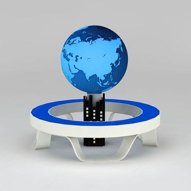 地球家园展台展品3D模型