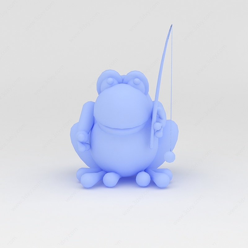 玩偶儿童玩具青蛙3D模型