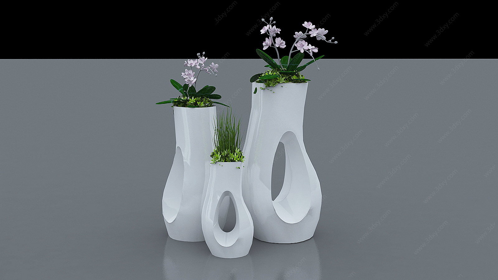 精美陶瓷花瓶3D模型