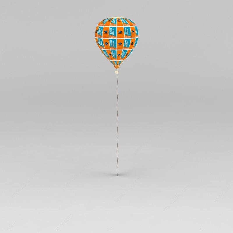 节日装饰品气球3D模型