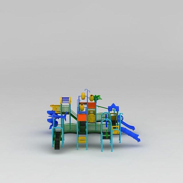 水上乐园儿童乐园游乐设备3D模型