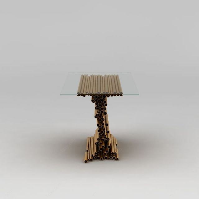 现代创意餐桌3D模型
