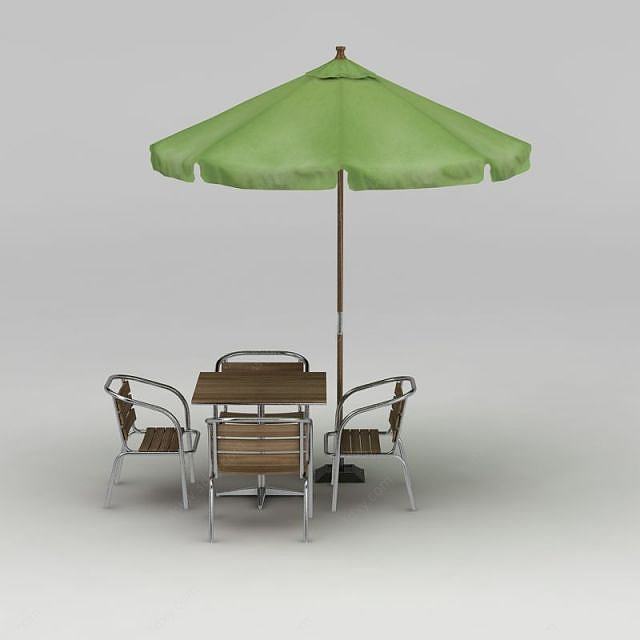 户外太阳伞庭院伞3D模型