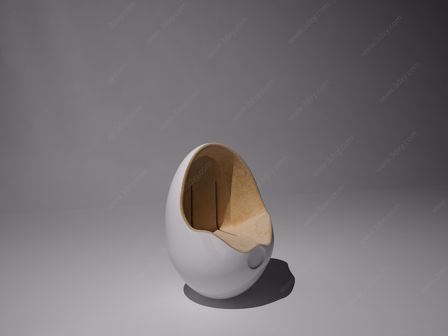 蛋形椅子3D模型