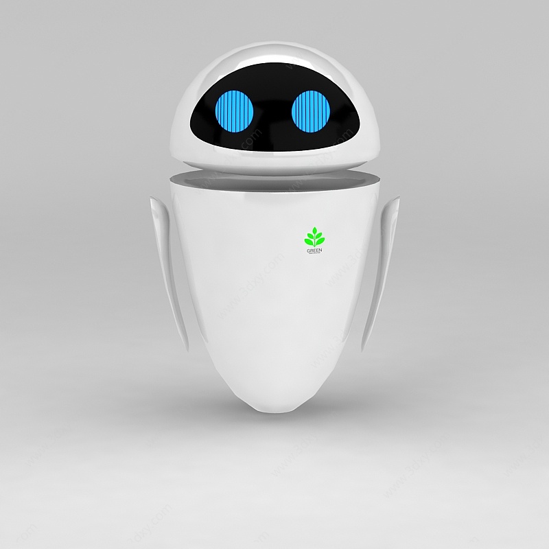 机器人总动员女主角3D模型