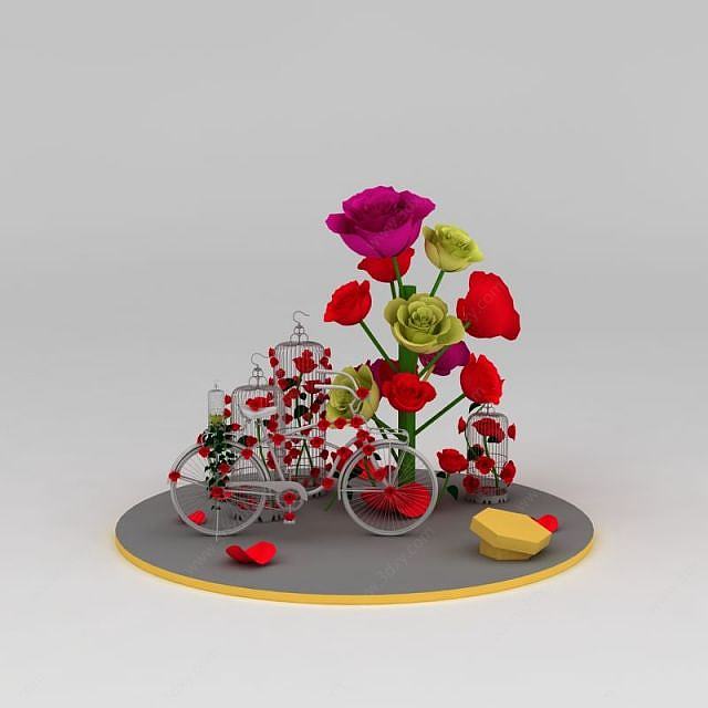 装饰花树3D模型