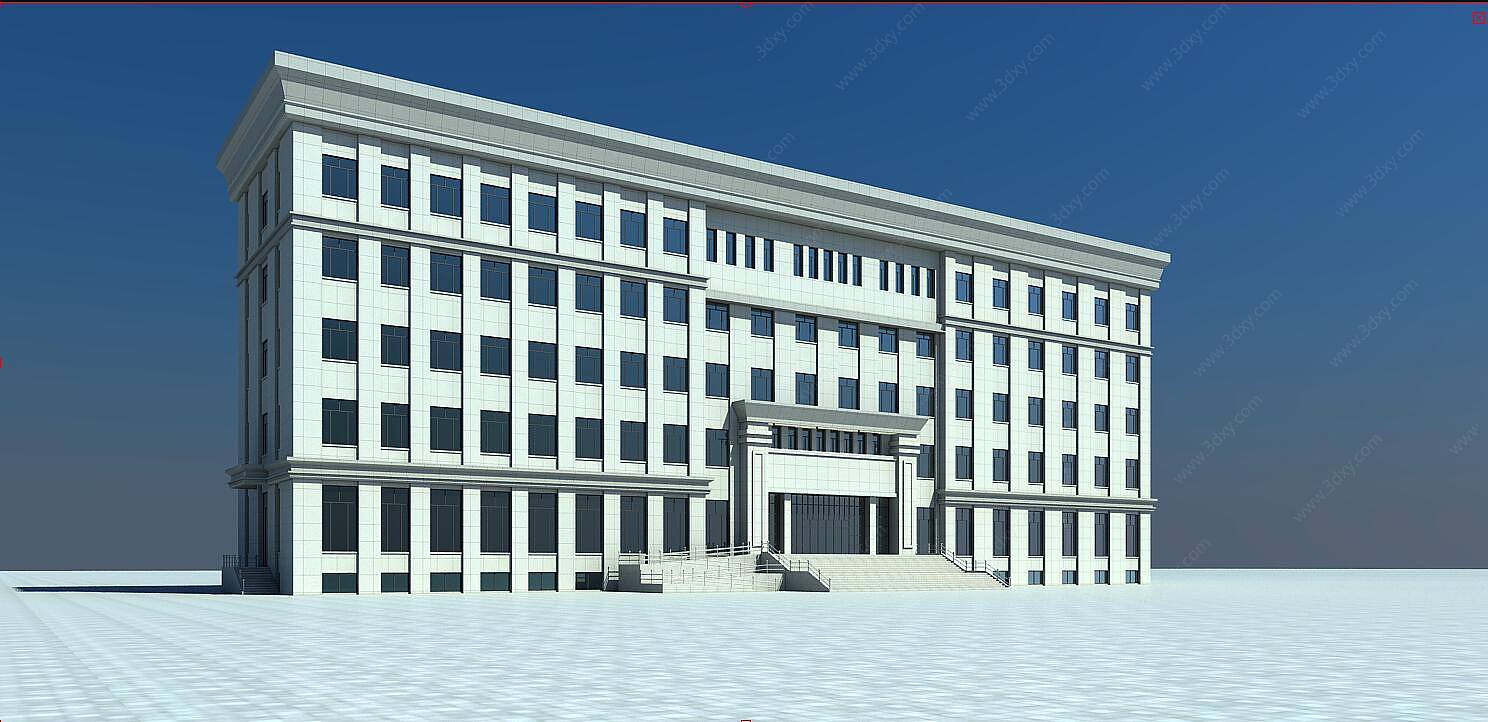 政府大楼3D模型