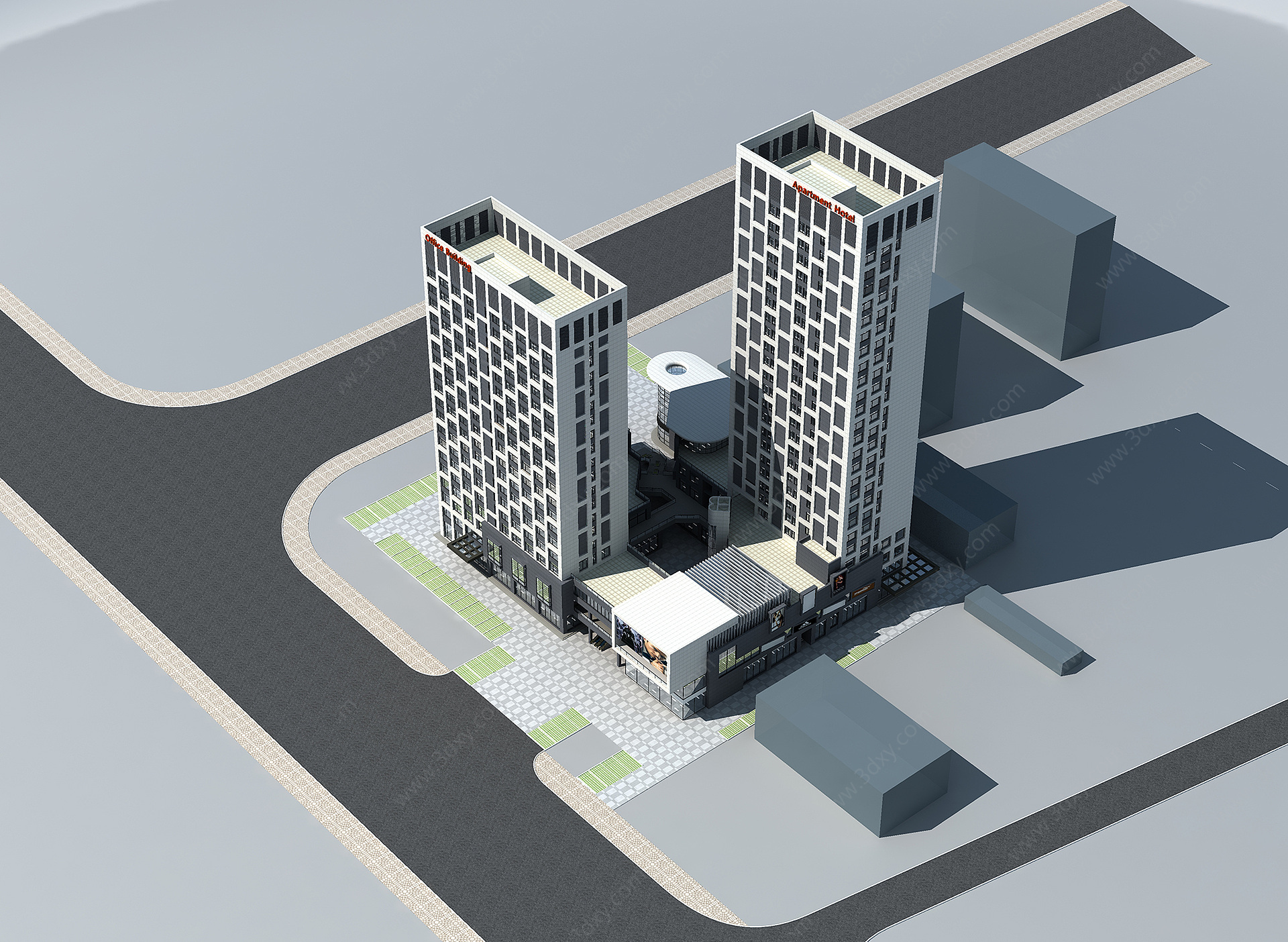 公寓楼3D模型
