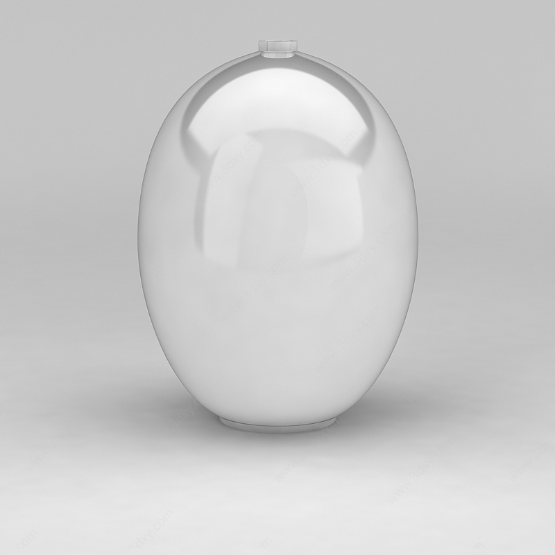 日式小口花瓶3D模型