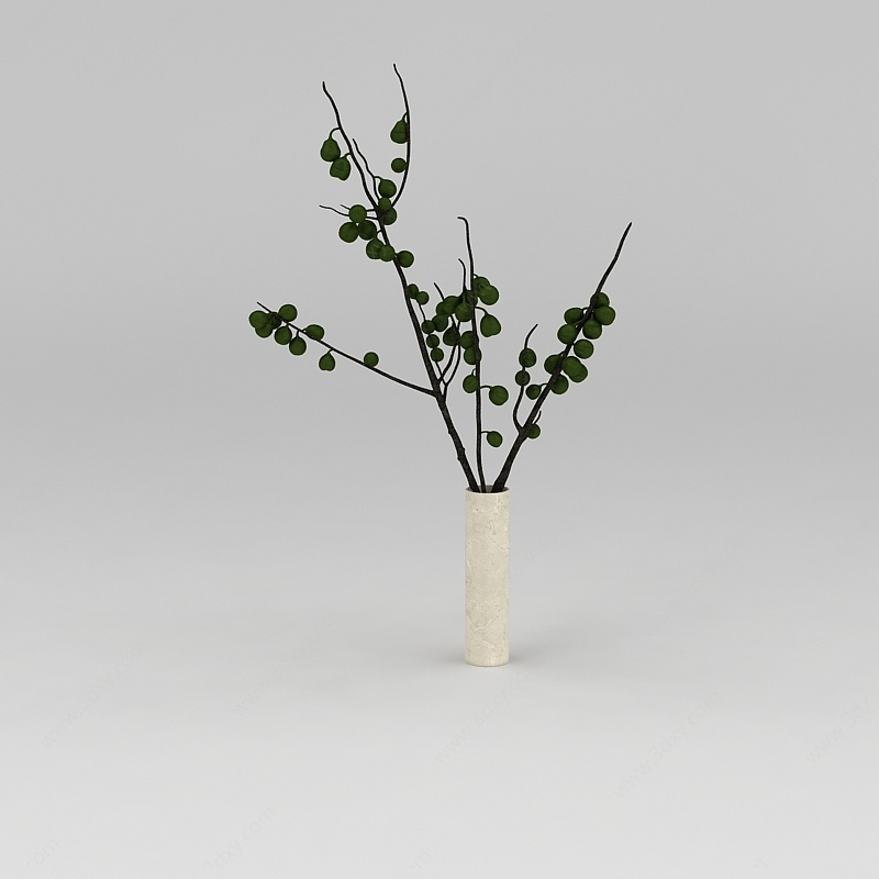 家居装饰花瓶3D模型