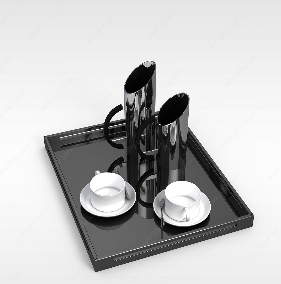 咖啡杯器具3D模型