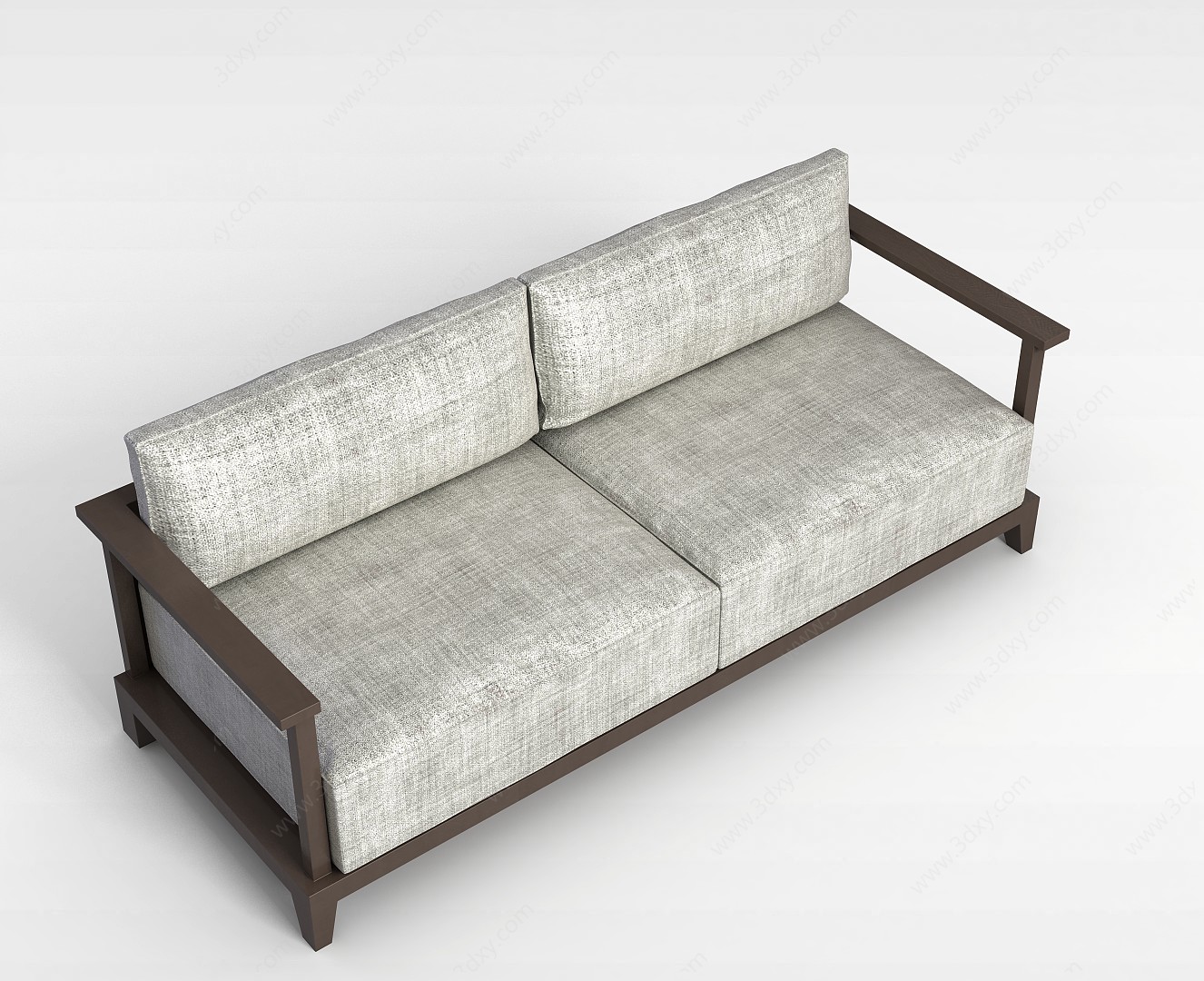 新中式双人沙发3D模型