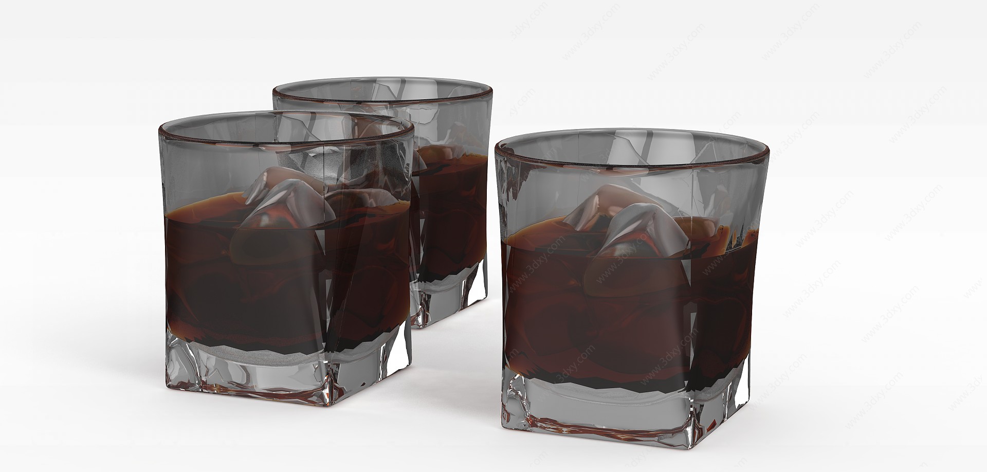 威士忌杯3D模型