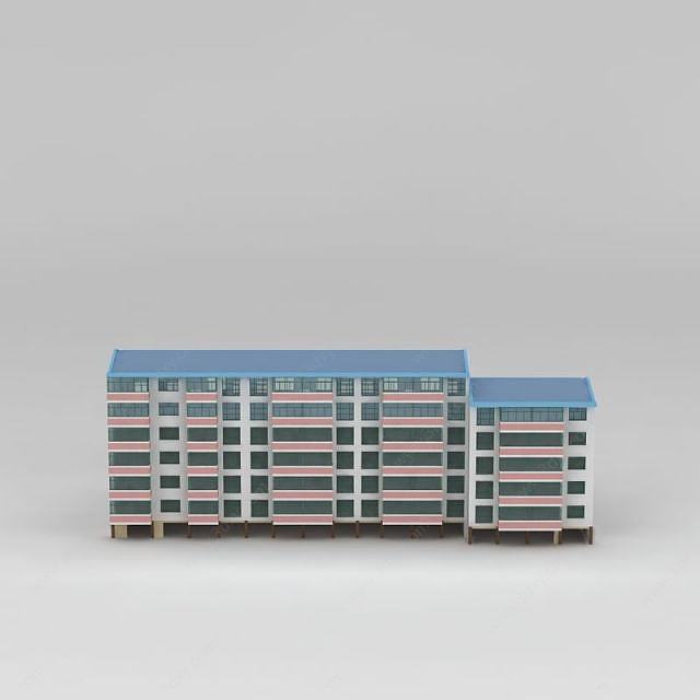 宿舍楼3D模型