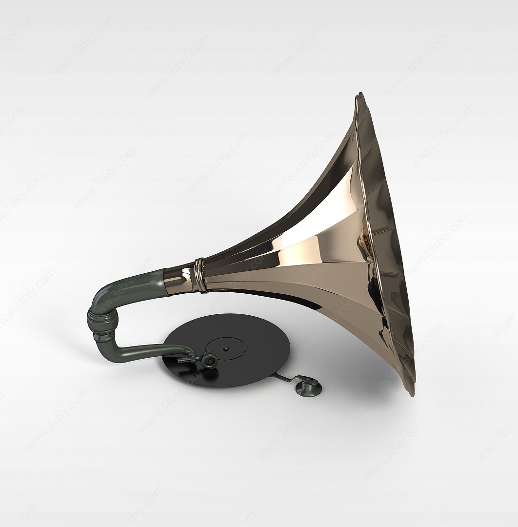 留声机大喇叭3D模型