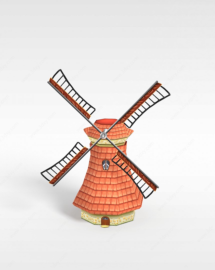风车3D模型