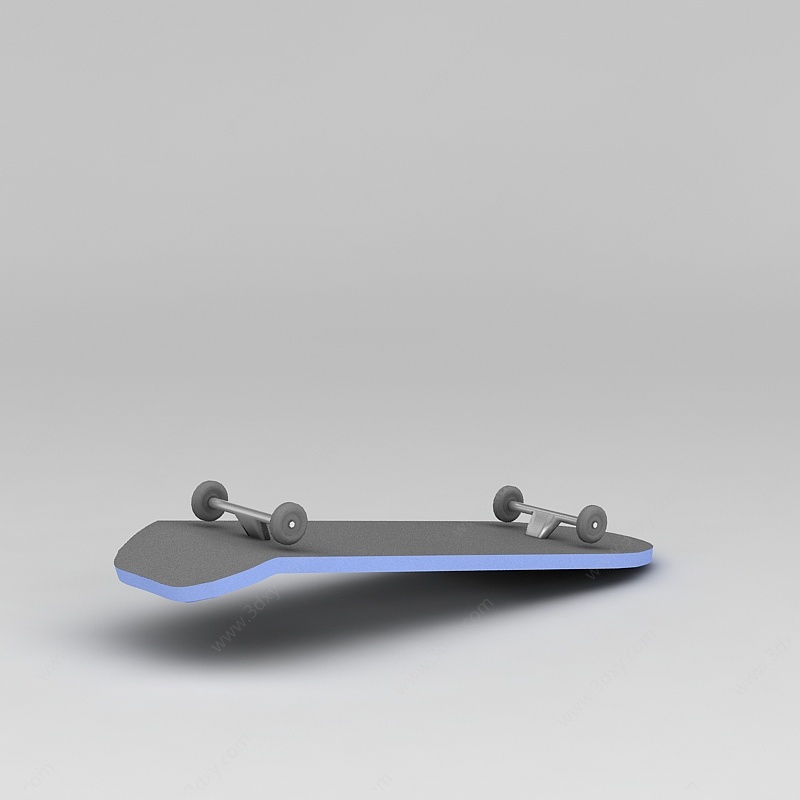 单翘滑板3D模型