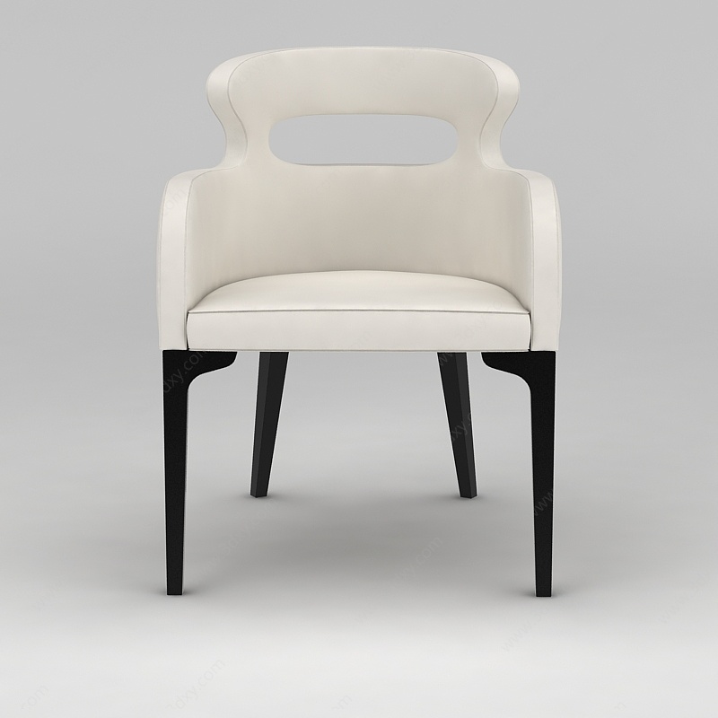时尚简约单椅3D模型
