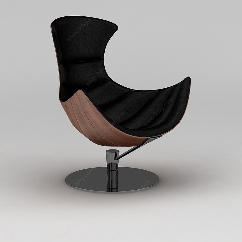 蛋形休闲椅3D模型