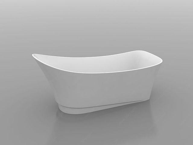 独立浴缸3D模型
