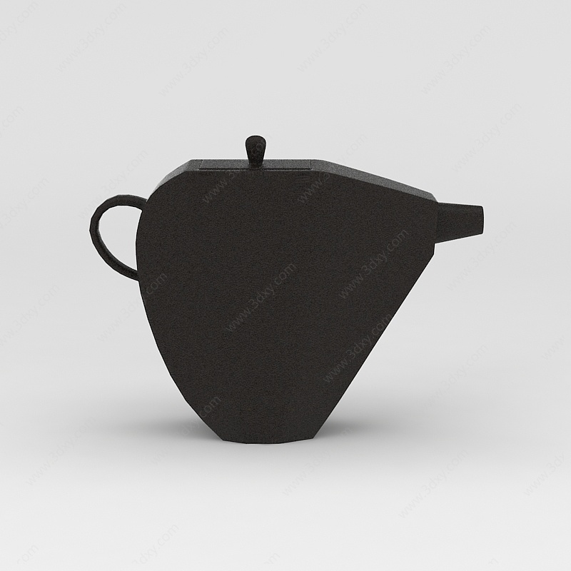 复古古董茶壶3D模型
