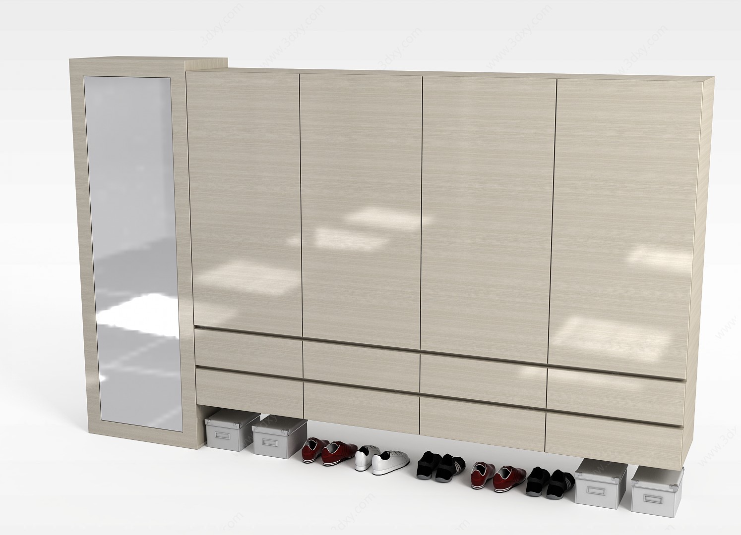 卧室衣柜3D模型