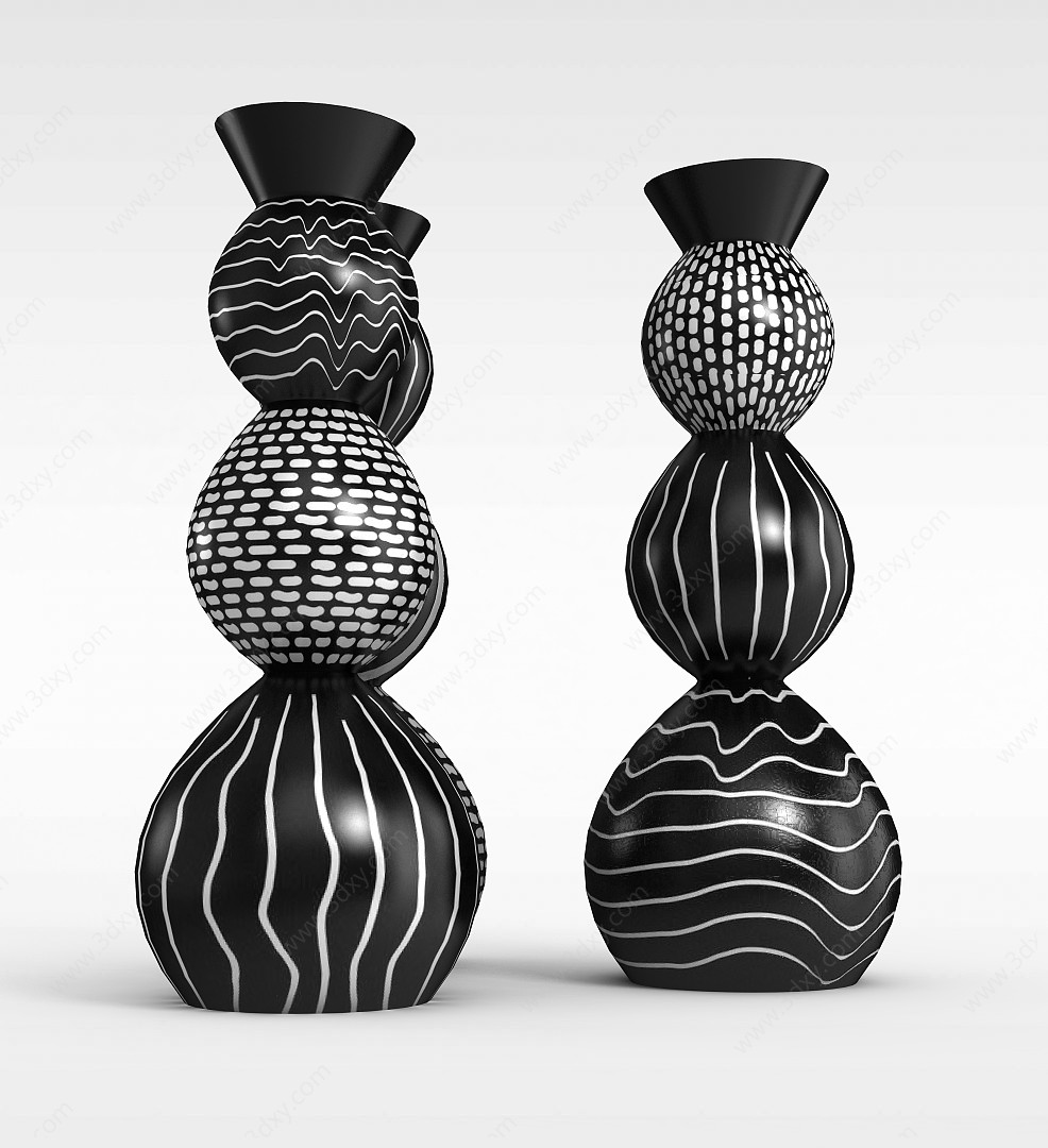 创意花瓶3D模型