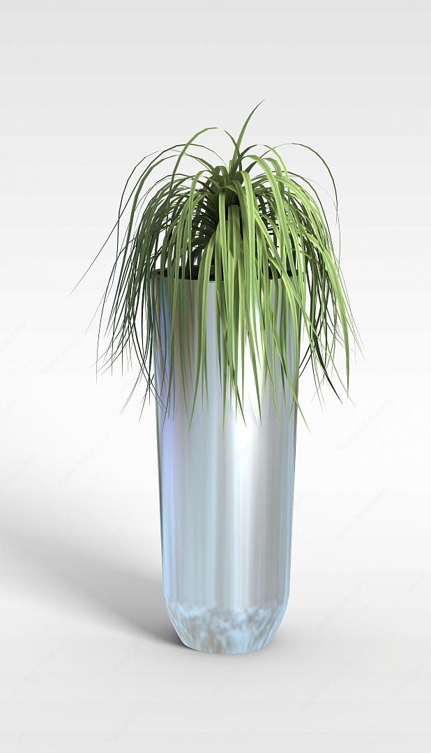 室内绿植吊兰3D模型