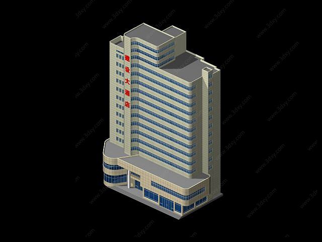 高档酒店3D模型