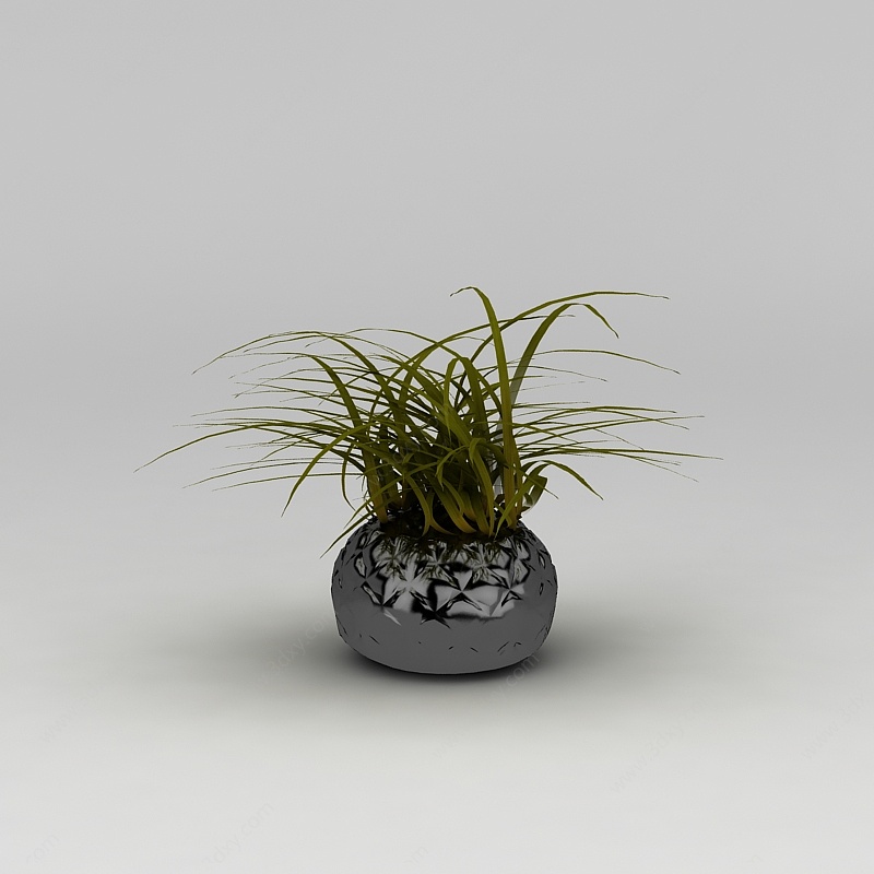 迷你花盆绿植3D模型