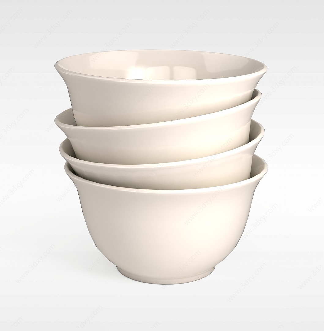 陶瓷花盆3D模型