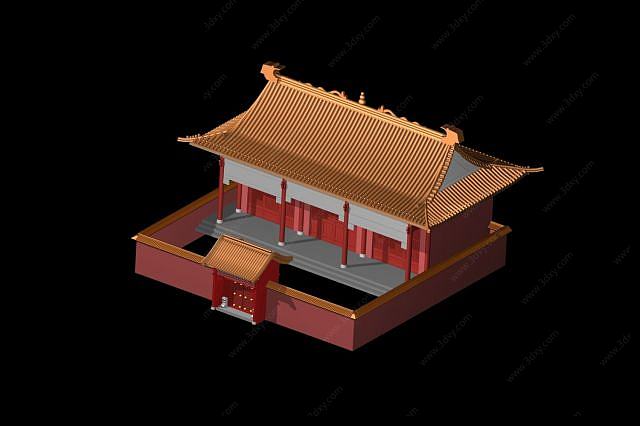 古建筑宫殿3D模型