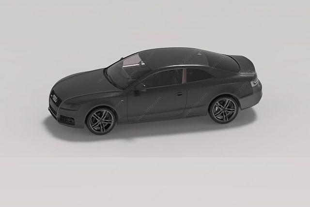 奥迪小汽车3D模型