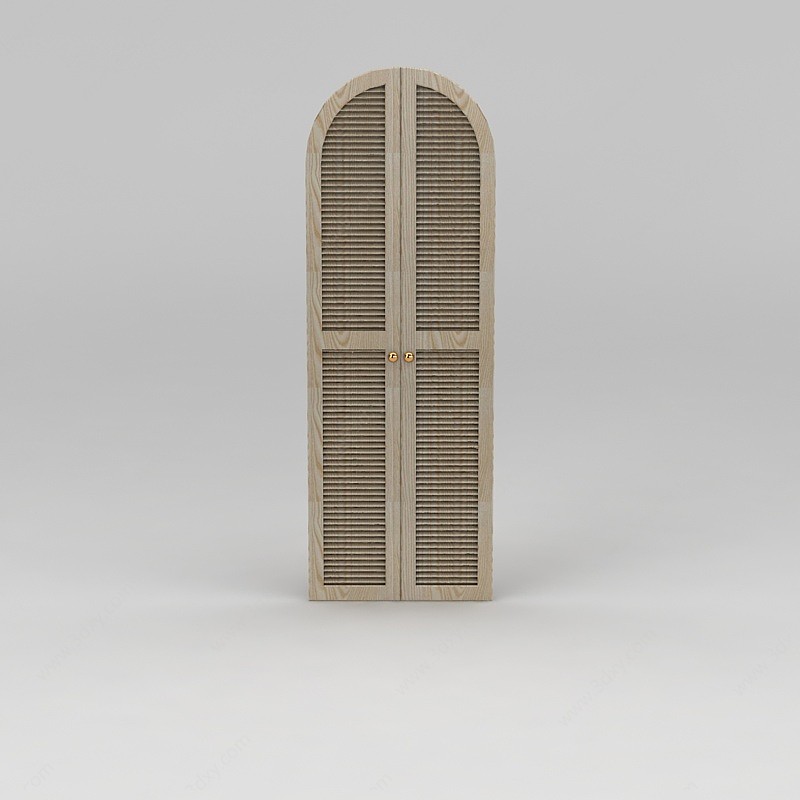拱形衣柜门3D模型