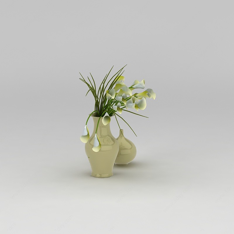 室内装饰花瓶3D模型