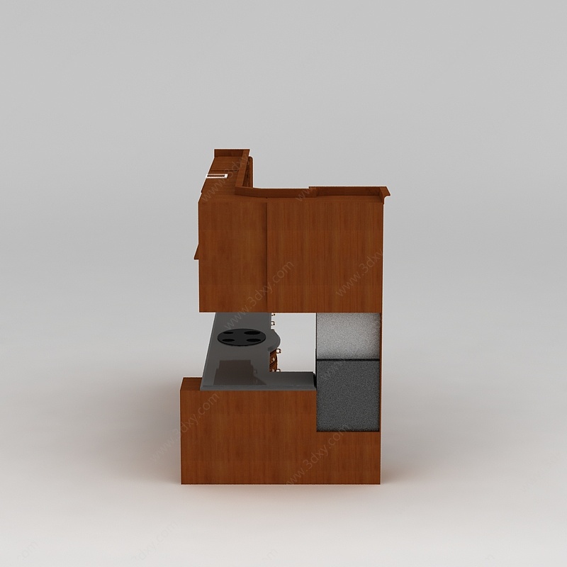 拐角橱柜3D模型