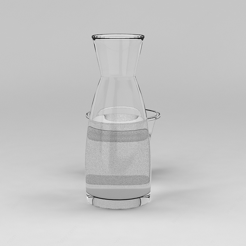 玻璃水壶3D模型