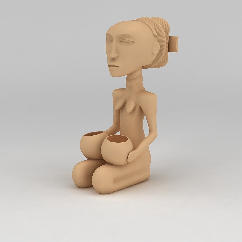 陶人3D模型